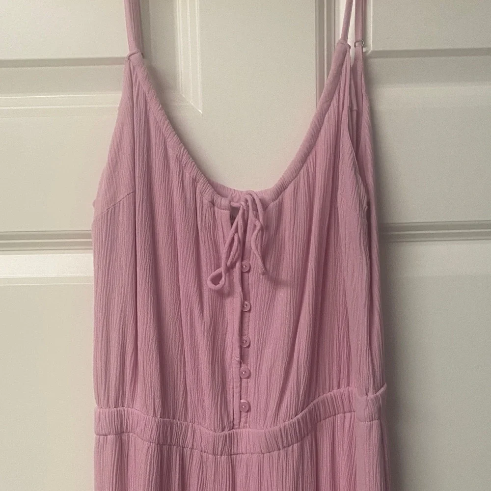 Abercrombie & Fitch Light Pink Maxi Dress